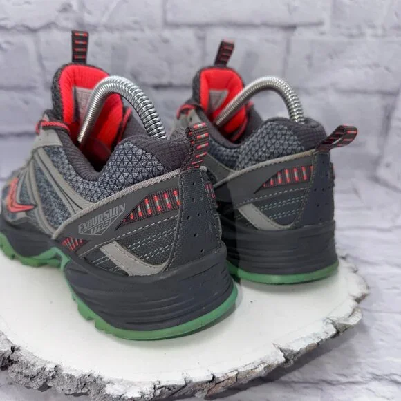 Saucony Excursion TR8 Women's Sz 8 Trail Shoes Sneakers Gray Pink Green S15203-2 - Picture 7 of 12